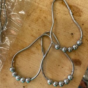 2 Packs-Shower Hooks-Silver -12 in each pack